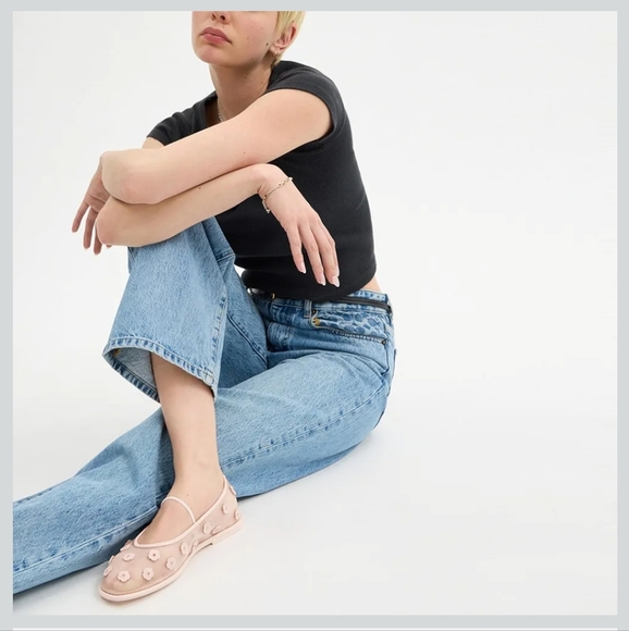 3 Pairs of Coach Emilia Mary Jane with Tea Rose Flat Shoes Blush 10 All New - Picture 2 of 7